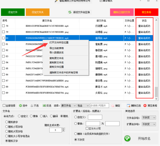 1文件批量重命名：高效整理文件的技巧，随机汉字重命名文件475.png